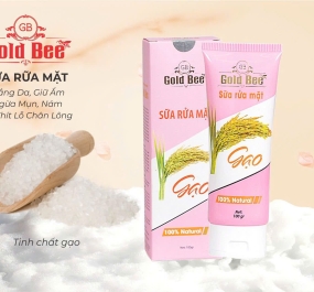 SỮA RỬA MẶT GOLD BEE TINH CHẤT GẠO